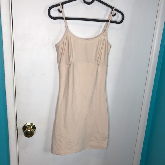 spanx under slip dress
